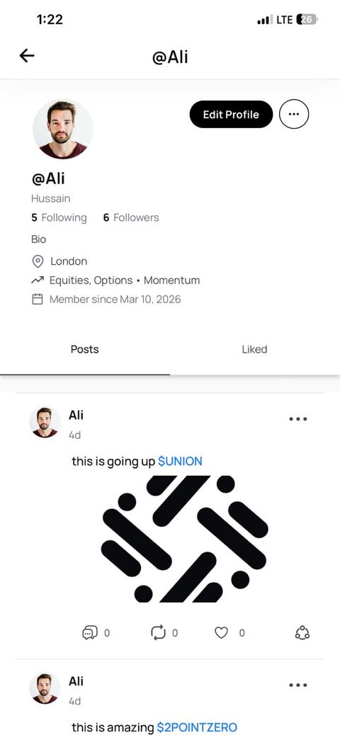StockMajlis mobile app profile screenshot