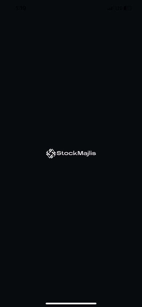 StockMajlis app splash screen